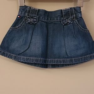 Tommy Hilfiger denim skirt with bow detail